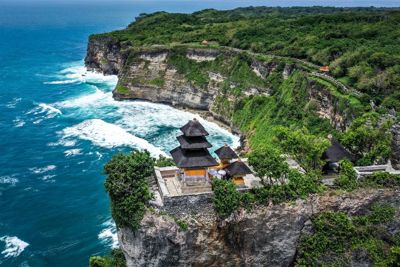 cliffside Uluwatu Temple